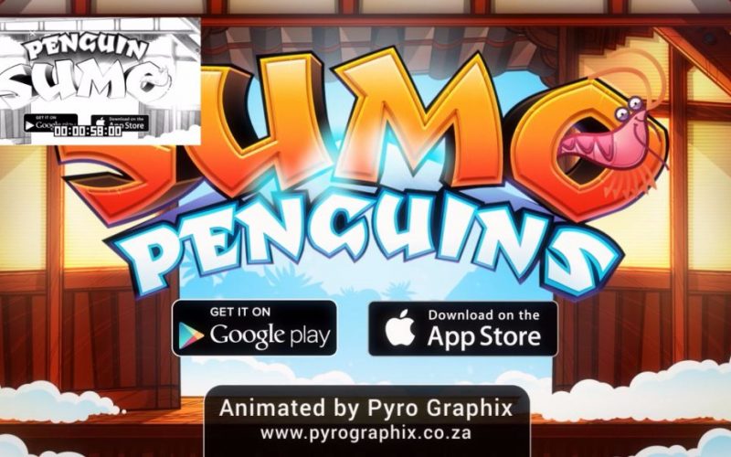 Sumo Penguin Mobile Game Trailer Animation 2D 8